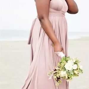 Torrid Strapless Blush Dress